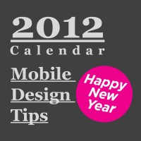 2012 Calendar Mobile Design Tips