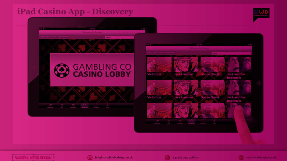 Branding an iPad Casino App
