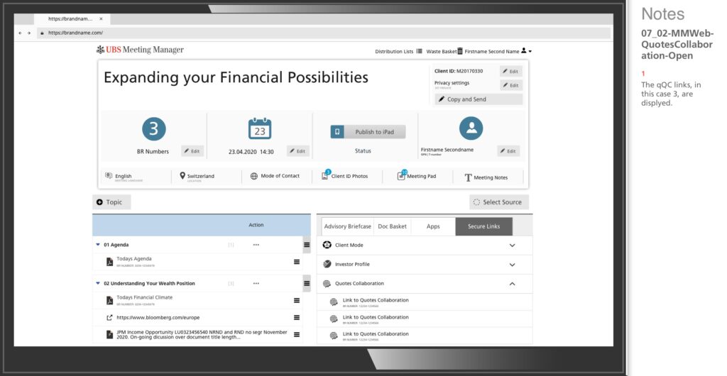 Dashboard UX to Business UI