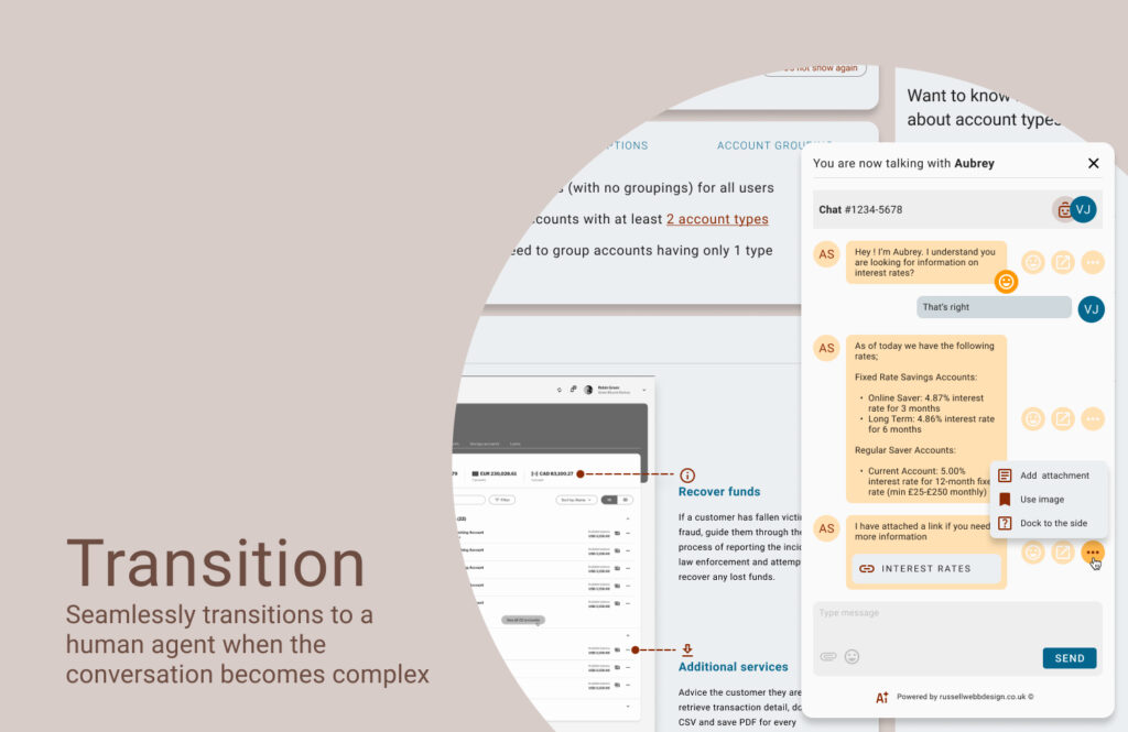 AI-Powered Customer Service Revolution - AI is transforming customer service by offering personalised solutions, and UX design plays a crucial role in creating intuitive and engaging customer experiences. By leveraging AI and focusing on UX, businesses can create a more personalised, efficient, and satisfying customer experience.