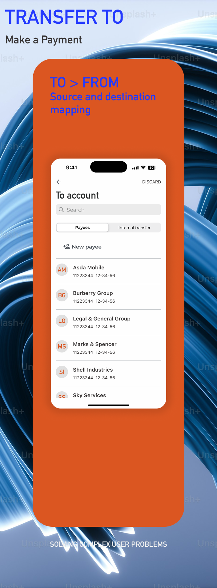 Complex Elements: Adhere to modern security standards (e.g. multi-factor authentication, biometric prompts, Confirmation of Payee)